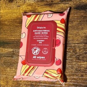 Biopure Cherry Pie Anti-Bacterial Hand Wipes